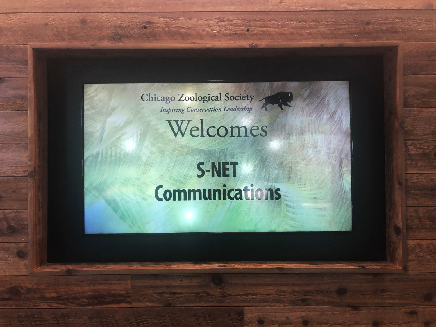 A warm welcome for the S-NET Communications Team at the Bramsen Animal Ambassador Pavilion.